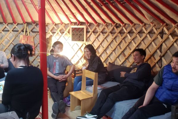 Reuben Keehan, curator of APT visited Nomadic Red Corner International Artist Residency (5)