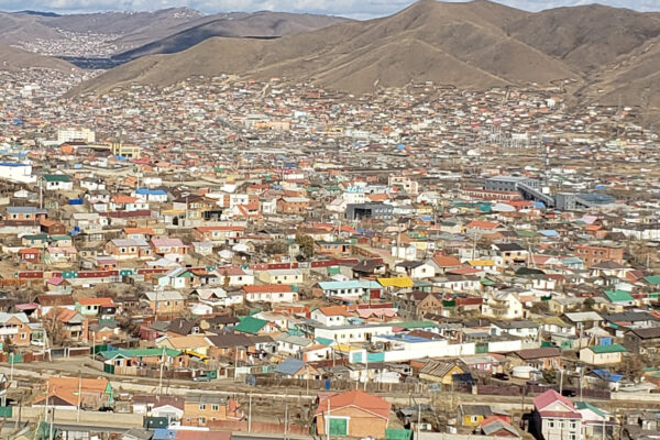 Ulaanbaatar Ger Distric view